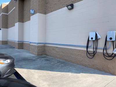 EV Stations on the outside of your building